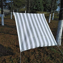 70% -90% Retina di Protezione Solare Resistente Ai Raggi UV, Telo A Rete con Paralume da Giardino, Telo da Ombreggiatura for Piante da Giardino Prato di Patio, Grigio Bianco, 100 G/Min