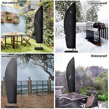 Amasawa 50 * 70 * 40CM Copertura per ombrellone 420D Oxford Telo Copri Copertura Protettiva per ombrellone Impermeabile per Copertura Parasole da Giardino (Nero)