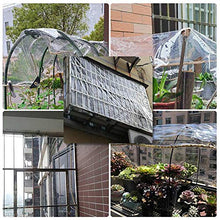 LXHONG Telo Trasparente Resistente Impermeabile，Vetro in PVC Trasparente Impermeabile，Copertura di qualità Premium con Occhielli A Prova di Polvere Protezione Solare Telo da Giardino，Personalizzabile