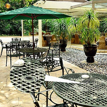 CHALA 4 Pezzi Anelli per Ombrellone da Tavolo,Dimensioni Standard, Parasole,Tappo con Foro più Spesso con 4 Tappi da Tavolo per Giardino,Cortile,Ristorante all'aperto,Piscina (Nero,Bianco)