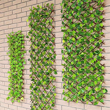 SHUAISHUAI Telescopico Artificiale Giardino Fence Telescopico Edera Artificiale Ivy Privacy Recinzione In Legno Rattan Arrampicata Telaio Giardinaggio Piante Decorazione della casa Facile da installar