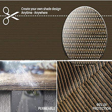 GDMING Rete Parasole Serre Antivento con Occhielli  Rettangolo Parabrezza Durevole Riparo UV Baldacchino per Terrazza All'aperto Giardino Dietro La Casa Costume, 21 Taglie