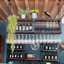 Rastrelliere per calici Portabottiglie per vino da appendere a parete in metallo Portabottiglie per vino Portabottiglie per vino a soffitto Altezza regolabile Mensola a muro Portaoggetti Porta calic