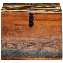 XINGLIEU Baule portaoggetti Marrone, Baule portaoggetti in Legno, Tavolo supplementare, 39 x 28 x 31 cm