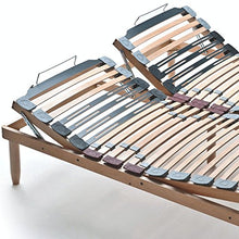 EvergreenWeb - Rete Matrimoniale 160x190 con Doghe in Legno 2 Alzate Manuali Separate ALZA Testa e Piedi Ortopedica Regolatori di Rigidità, Gambe Smontabili Base Letto da Incasso Rinforzata - Offerta