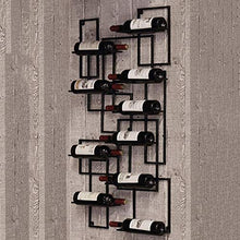 Porta Bottiglie da Vino Portabottiglie per Vino Cremagliera del vino del ferro battuto creativo europeo, scaffale del vino fissato al muro, Governo d'attaccatura del vino, scaffale del vino del bar de