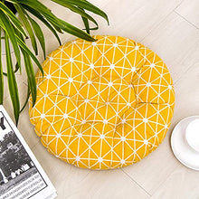 eewopjkj Cuscino per Sedile Rotondo Set di 4 Cuscini per Sedia Cuscino Edizione Bordo Sedile 40 x 40 cm Cuscino per Sedia da Giardino poggiapiedi da Giardino Balcone terrazza A