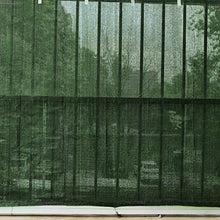 Froadp - Frangivista per balcone, con occhielli e cordoncino, verde/antracite
