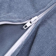 Fodera per Divano in Velluto a Coste per Sedia a Sacco Copridivano per Divano Pigro Copridivano Poltrona Reclinabile (Senza Imbottitura) (Blu scuro, 33.46"*43.31")