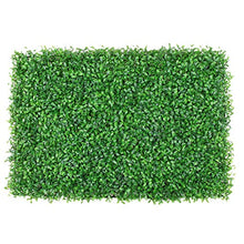EXCLVEA Decorazione Schermo Foglia Finta all'aperto Pannelli Artificiale siepe di bosso Mat impianto UV Protected Outdoor Indoor Faux Giardino Decorazioni domestiche 12 Pezzi