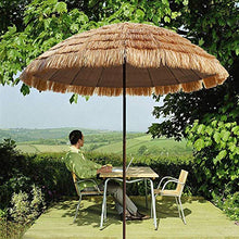 HZK Ombrellone Imitazione Paglia Ombrello Esterno Ombrello 250 Cm Outdoor Market Tabella Ombrello Terrazza Ombrello di Spiaggia ombrellone Ombrellone LDFZ WDDT