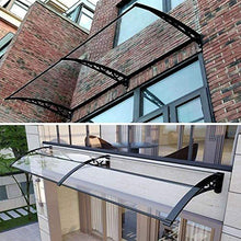 YJKDM Tenda da Sole per Porte e finestre, tettuccio Parasole UV per terrazzo Esterno, Tenda Antipioggia silenziosa Multifunzione, 6 Misure