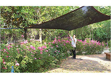 Rete ombreggiante Sunblock 60-70% Shade Cloth für Pflanzen/Patio/Balkon/Deck, Schattengeflecht Mesh-Baldachin mit Ösen (Schwarz) (Size : 2x8m)