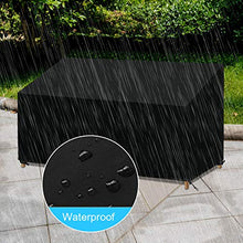SanGlory Copri Panca a 3 Posti Copertura per Panca da Giardino, Copertura Panchina Impermeabile Telo Oxford Resistente allo Strappo Custodia per Panchina da Giardino (163x66x63/89cm)