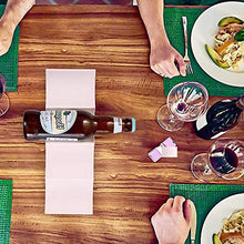 ALUYF Espositore per Champagne in Stile Europeo Portabottiglie Antiscivolo in Stile Europeo Portabottiglie Porta Vino Plastica per Cucina Controsoffitto Dispensa Frigo (Rosa Chiaro)