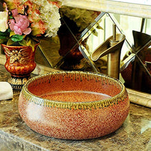 Jgophu Cina - Lavandino in porcellana artistica realizzata a mano in porcellana, in ceramica