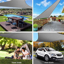Sun Basy Sails Shade Self UV Block per Patio Garden Outdoor Facility 9Z0T4T (Color : Gray, Size : 3X4M)
