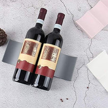 Jeffrey Portabottiglie in Plastica in Stile Europeo, Impilabile Espositore per Bottiglie di Vino in Plastica, Portaoggetti per 4 Contenitori, per Armadio da Cucina, Dispensa e Organizzazione (Grigio)