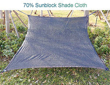 Telo Ombreggiante, Recinto Privacy screening con Alluminio Occhiello - Ombra Copertura dello Schermo Panno Scherma for Balcone, Patio, Deck - Nero (Size : 5m x 6m)