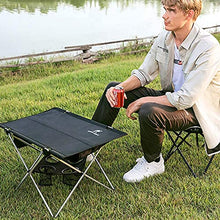 Tavolo da picnic all'aperto Tavolo da tavolo da campeggio portatile Tavolo pieghevole con tavolo in tessuto Oxford e borsa da trasporto con design tascabile netto, può contenere quattro bottiglie di b