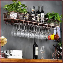 HTDZDX Mensola antiruggine per Vino, mensole, ristoranti, cucine, Nero, Bronzo (Color : Bronze, Size : 80 * 25cm)