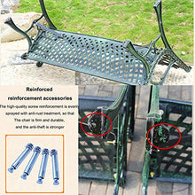 Panca Da Giardino Per Esterni, Panca Da Veranda In Ghisa Per Mobili Da Esterno, Panca Da Terrazza Per Il Tempo Libero In Ferro Antiruggine, Adatta Per Ponte/Prato/Strada