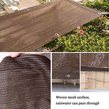 WUZMING Frangivista Balcone All'aperto Recinzione Copertura per Protezione della Privacy HDPE Anti UV con Occhielli Giardino Patio Copertura Balcone (Color : Brown, Size : 1.5x7m)