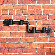 LXLH Support avec jauge de Pression d'Eau Restaurant rétro Industriel Vent Pipe Bar Vin Rack Verre Murale Décoration Murale Rack À Vin Affichage