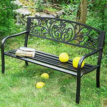outdoor product Panchine da Esterno, Panca da Giardino in Ghisa, Conservatorio, Patio, Prato o Giardino - 2 Posti