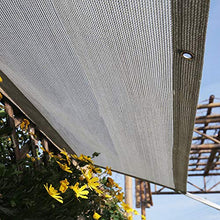 YTQ Blocca Il 90% di Tessuto Ombreggiante UV con Gommini Panno Permeabile per Giardino Fiore Pianta Serra Pannello Ombreggiante Grigio Traspirante(Size:1m x 3m)