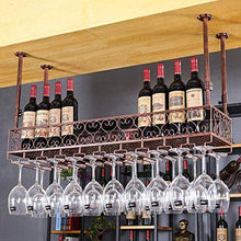 GAXQFEI Cremagliera da Cucina in Vetro per Vino Portabicchiere in Vetro Appeso, Armadio Inferiore ad Alto Contenitore, Rack Classico, Bar Cucina Champagne Rack per Goblet, ad Altezza Regolabile-Whit