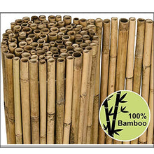 Balcone Protezione Schermo Antifurto per Recinzione in bambù 100% Materiali Naturali Collegamento A Filo Completamente Assemblato può Essere Utilizzato su Balcone, Terrazza