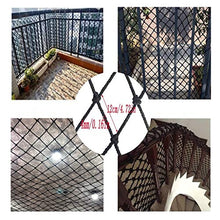 WaiMin Scale antiurto della rete del recinto for bambini rete di sicurezza Camion Cargo Trailer decorazioni rete anti-gatto Net incatramata di campeggio esterna del tetto Fotografia 120x120mm Mesh 4 m