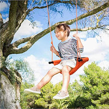 Liziyu - Sedia a Dondolo per Bambini, con Rete in Corda, per Interni ed Esterni, per Bambini (200 kg)