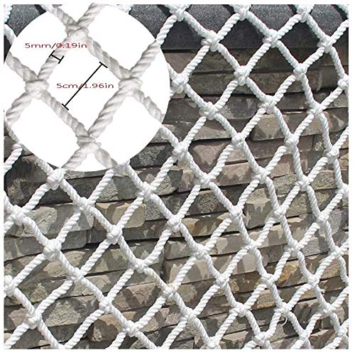 Protective net decoration / Bianco bambini Stair Sicuro reti bianche corda Edilizia sicura Net esterna del giardino di protezione del reticolato della rete Amaca swing Corda da alpinismo netto Copriba
