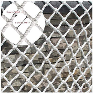 Protective net decoration / Bianco bambini Stair Sicuro reti bianche corda Edilizia sicura Net esterna del giardino di protezione del reticolato della rete Amaca swing Corda da alpinismo netto Copriba
