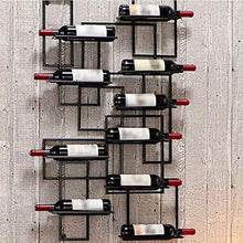 LLT Wine Rack, Cremagliera Della Decorazione Della Parete Della Novità, Wine Rack Mensola Di Vetro Wall Hanging Metallo Creativo Lattice Vino Cremagliera Di Esposizione Della Decorazione per Ristoran