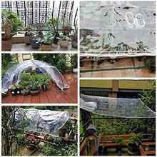 GONGSI Poly Tarp Poly Clear Poly, 0.35mm Multiuso PVC PVC Tarpaulin Tarpaulin Protective Copertura Protettiva, Impermeabile, Resistente alla lacrima Resistente all'aperto Giardino Patio