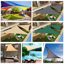 WXQIANG - Tenda parasole a triangolo, per esterni, per cortile, cortile, parco, piscina, dimensioni possono essere personalizzate protezione solare, isolamento termico,