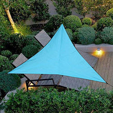 YOUCAI Tenda a Vela Impermeabile Triangolare Protezione Raggi UV Ombreggiante da Giardino Terrazza Campeggio Azzurro 4x4x4M