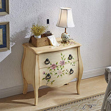 Cassettiera Old Wood stile Comodino Governo dei cassetti del comodino Cassettiera Fine Side Table Mobili per la casa per Camera da letto Soggiorno ( Color : Beige , Size : 72x40x71CM )