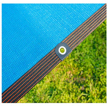 YTQ Telo Ombreggiante Tasso di Ombreggiatura 80% Pergola per Serra Esterna Adatta Riduce La Protezione Solare Blu UV Traspirante con Occhiello in Metallo(Size:2m x 5m)