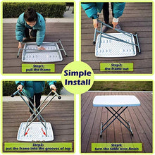 YUSHIJIA Tavolo da Campeggio Tavolo Pieghevole di Altezza Portatile Leggero per mobili per Campeggio Picnic Computer Portatile Cookout da Comodino Interno/all'aperto Tavolo Pieghevole Multifunzionale