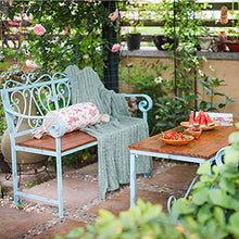 Panca da Giardino Panchina da Esterno In Ghisa,Panchina Per Il Tempo Libero Con Schienale E Braccioli,Sedia da Veranda Resistente Alle Intemperie,Tavoli E Sedie del Balcone del Cortile del Prato