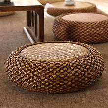 LTINN Cuscino da Pavimento Tatami, Materiale Naturale, Scheletro in Legno massello, Fatto a Mano, Resistente, Cuscino per la Cerimonia del tè per Uso Domestico