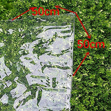 Yunyisujiao Telone Impermeabile Trasparente Panno Antipioggia Panno Ispessito，Balcone Riparato dal Vento E dalla Pioggia Telone Termoisolante，Strato di Plastica della Tela Cerata All'aperto