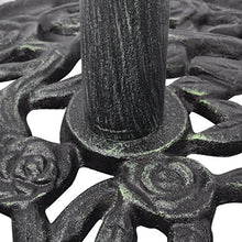 Tidyard Base Ombrellone Parasole in Ghisa 12 kg 48 cm,Supporto per Ombrellone Parasole,Base Ombrellone da Sole Metallo 48 cm