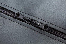 HENTEX - Borsa portaoggetti per cuscini da giardino, con maniglia, impermeabile, resistente ai raggi UV, grigio, 125 x 32 x 50 cm