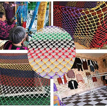 WEIFAN Rete di Sicurezza a Colori per Bambini, Recinzione da Giardino Arrampicata all'aperto Parco Giochi Isolamento Scala Balcone, può Essere Personalizzato Multi-Size