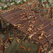 ZKK Tavolo Pieghevole Portatile, Tavolo Pieghevole Portatile in Legno massello Esterno, Piccolo Tavolo da Picnic per Viaggi Auto-Guida, Campeggio, Barbecue, Picnic, Tavolo Pieghevole all'aperto